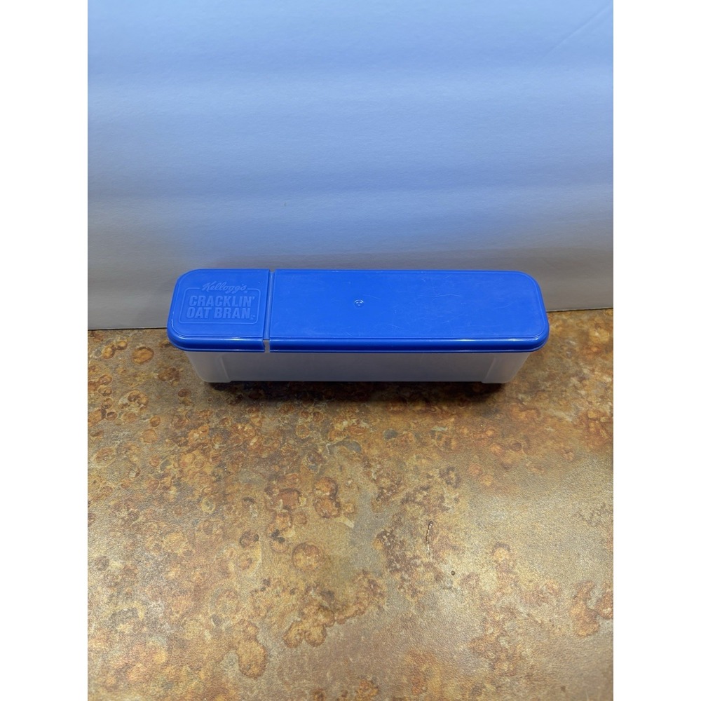 Kellogg's Cracklin Oat Bran Cereal Plastic Snack Travel Container